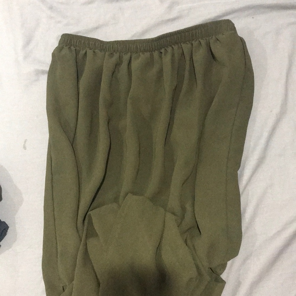 Forever 21 Olive green long skirt